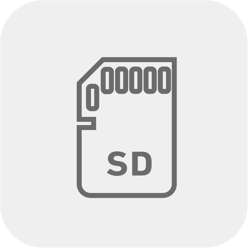 External Memory Card Support